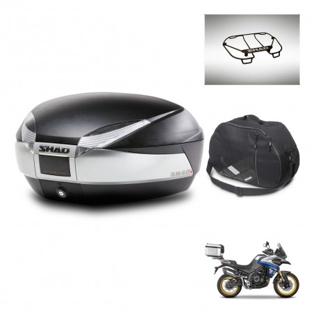 SHAD Baul SH48 + soporte montaje accesorios TITANIUM PREMIUM KIT-445710