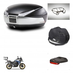 SHAD Baul SH48 + soporte montaje accesorios TITANIUM PREMIUM KIT-445711