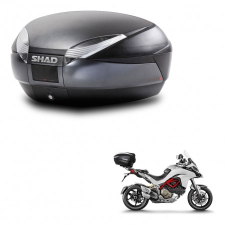 SHAD Baul SH48 + soporte montaje DARK GREY PREMIUM KIT-445728