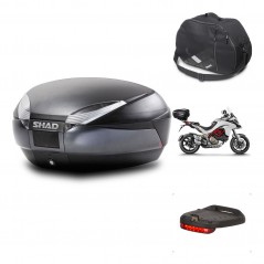 SHAD SH48 trunk + mounting bracket accessories DARK GREY PREMIUM KIT-445731