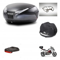 SHAD Baul SH48 + soporte montaje accesorios DARK GREY PREMIUM KIT-445735