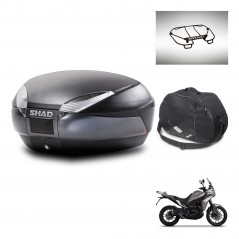 SHAD SH48 trunk + mounting bracket accessories DARK GREY PREMIUM KIT-445766