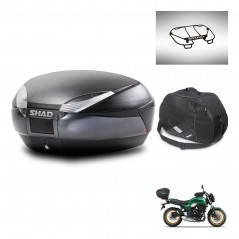 SHAD SH48 trunk + mounting bracket accessories DARK GREY PREMIUM KIT-445790