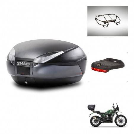 SHAD Baul SH48 + soporte montaje accesorios DARK GREY PREMIUM KIT-445797