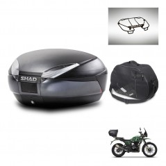 SHAD Baul SH48 + soporte montaje accesorios DARK GREY PREMIUM KIT-445798