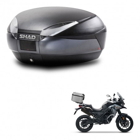 SHAD Baul SH48 + soporte montaje DARK GREY PREMIUM KIT-445816
