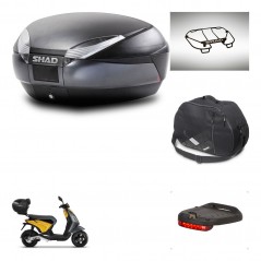 SHAD Baul SH48 + soporte montaje accesorios DARK GREY PREMIUM KIT-445831