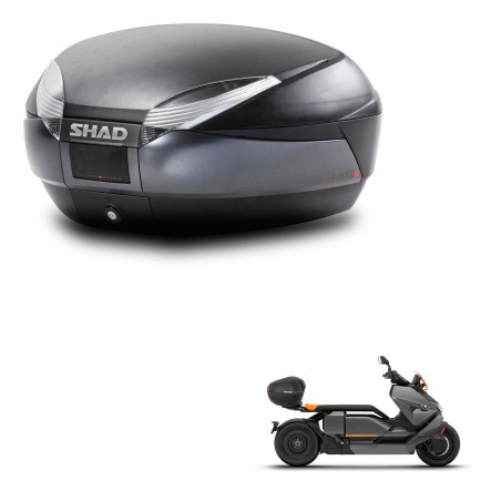 SHAD Baul SH48 + soporte montaje DARK GREY PREMIUM KIT-445832