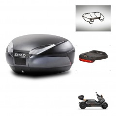 SHAD SH48 trunk + mounting bracket accessories DARK GREY PREMIUM KIT-445837