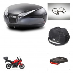 SHAD Baul SH48 + soporte montaje accesorios DARK GREY PREMIUM KIT-445847