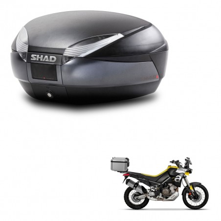 SHAD Baul SH48 + soporte montaje DARK GREY PREMIUM KIT-445856