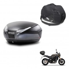 SHAD SH48 trunk + mounting bracket internal bag DARK GREY PREMIUM KIT-445866
