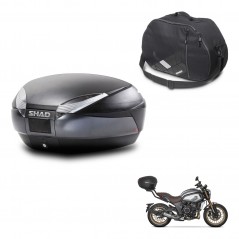 SHAD SH48 trunk + mounting bracket internal bag DARK GREY PREMIUM KIT-445874