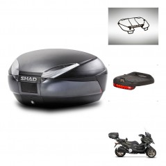 SHAD Baul SH48 + soporte montaje accesorios DARK GREY PREMIUM KIT-445901
