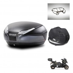 SHAD Baul SH48 + soporte montaje accesorios DARK GREY PREMIUM KIT-445902