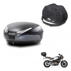 SHAD SH48 trunk + mounting bracket internal bag DARK GREY PREMIUM KIT-445914