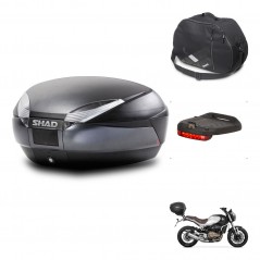 SHAD SH48 trunk + mounting bracket accessories DARK GREY PREMIUM KIT-445915
