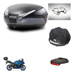 SHAD Baul SH48 + soporte montaje accesorios DARK GREY PREMIUM KIT-445927