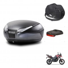 SHAD SH48 trunk + mounting bracket accessories DARK GREY PREMIUM KIT-445939