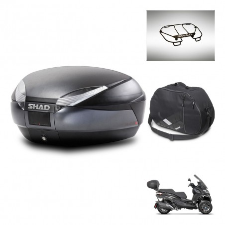 SHAD Baul SH48 + soporte montaje accesorios DARK GREY PREMIUM KIT-445950