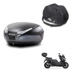 SHAD SH48 trunk + mounting bracket internal bag DARK GREY PREMIUM KIT-445954