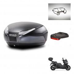 SHAD Baul SH48 + soporte montaje accesorios DARK GREY PREMIUM KIT-445957