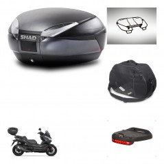 SHAD SH48 trunk + mounting bracket accessories DARK GREY PREMIUM KIT-445959