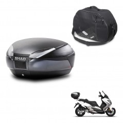 SHAD SH48 trunk + mounting bracket internal bag DARK GREY PREMIUM KIT-445962