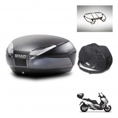 SHAD SH48 trunk + mounting bracket accessories DARK GREY PREMIUM KIT-445966