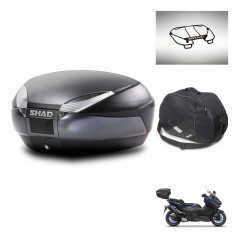 SHAD Baul SH48 + soporte montaje accesorios DARK GREY PREMIUM KIT-445974