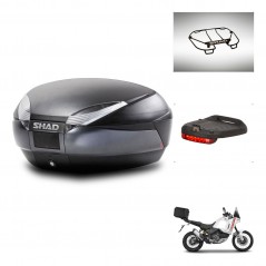 SHAD Baul SH48 + soporte montaje accesorios DARK GREY PREMIUM KIT-445989