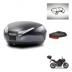 SHAD Baul SH48 + soporte montaje accesorios DARK GREY PREMIUM KIT-445997