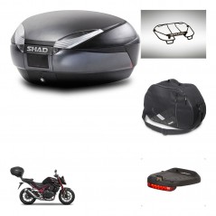 SHAD Baul SH48 + soporte montaje accesorios DARK GREY PREMIUM KIT-445999