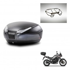 SHAD SH48 trunk + mounting bracket upper grill DARK GREY PREMIUM KIT-446004