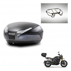 SHAD SH48 trunk + mounting bracket upper grill DARK GREY PREMIUM KIT-446012