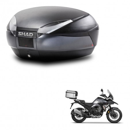 SHAD Baul SH48 + soporte montaje DARK GREY PREMIUM KIT-446016