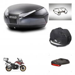 SHAD Baul SH48 + soporte montaje accesorios DARK GREY PREMIUM KIT-446039