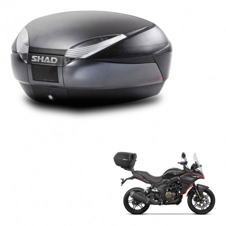 SHAD Baul SH48 + soporte montaje DARK GREY PREMIUM KIT-446040