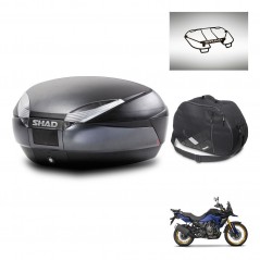 SHAD SH48 trunk + mounting bracket accessories DARK GREY PREMIUM KIT-446070