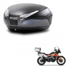 SHAD SH48 trunk + mounting bracket DARK GREY PREMIUM KIT-446072
