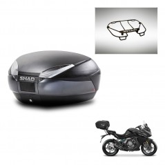 SHAD SH48 trunk + mounting bracket upper grill DARK GREY PREMIUM KIT-446092