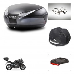SHAD SH48 trunk + mounting bracket accessories DARK GREY PREMIUM KIT-446095
