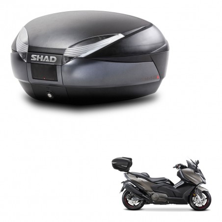 SHAD Baul SH48 + soporte montaje DARK GREY PREMIUM KIT-446096