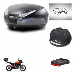 SHAD Baul SH48 + soporte montaje accesorios DARK GREY PREMIUM KIT-446111