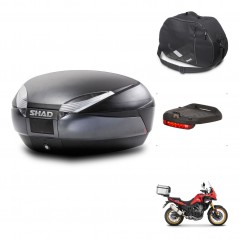 SHAD Baul SH48 + soporte montaje accesorios DARK GREY PREMIUM KIT-446115