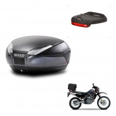 SHAD Baul SH48 + soporte montaje luz de freno DARK GREY PREMIUM KIT-446121
