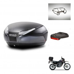 SHAD Baul SH48 + soporte montaje accesorios DARK GREY PREMIUM KIT-446125