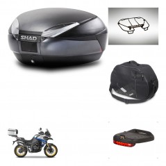 SHAD Baul SH48 + soporte montaje accesorios DARK GREY PREMIUM KIT-446143