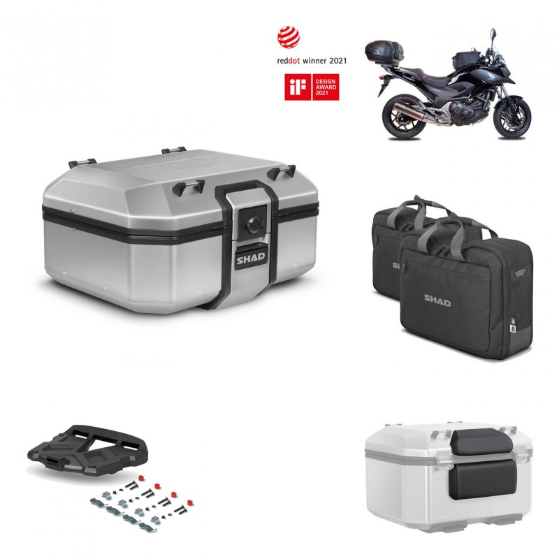 SHAD Baul trasero + parrilla soporte montaje accesorios TR37 TERRA KIT-446621