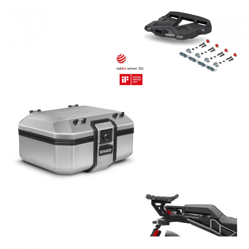SHAD Baul trasero + soporte montaje parrilla TR37 TERRA KIT-447288